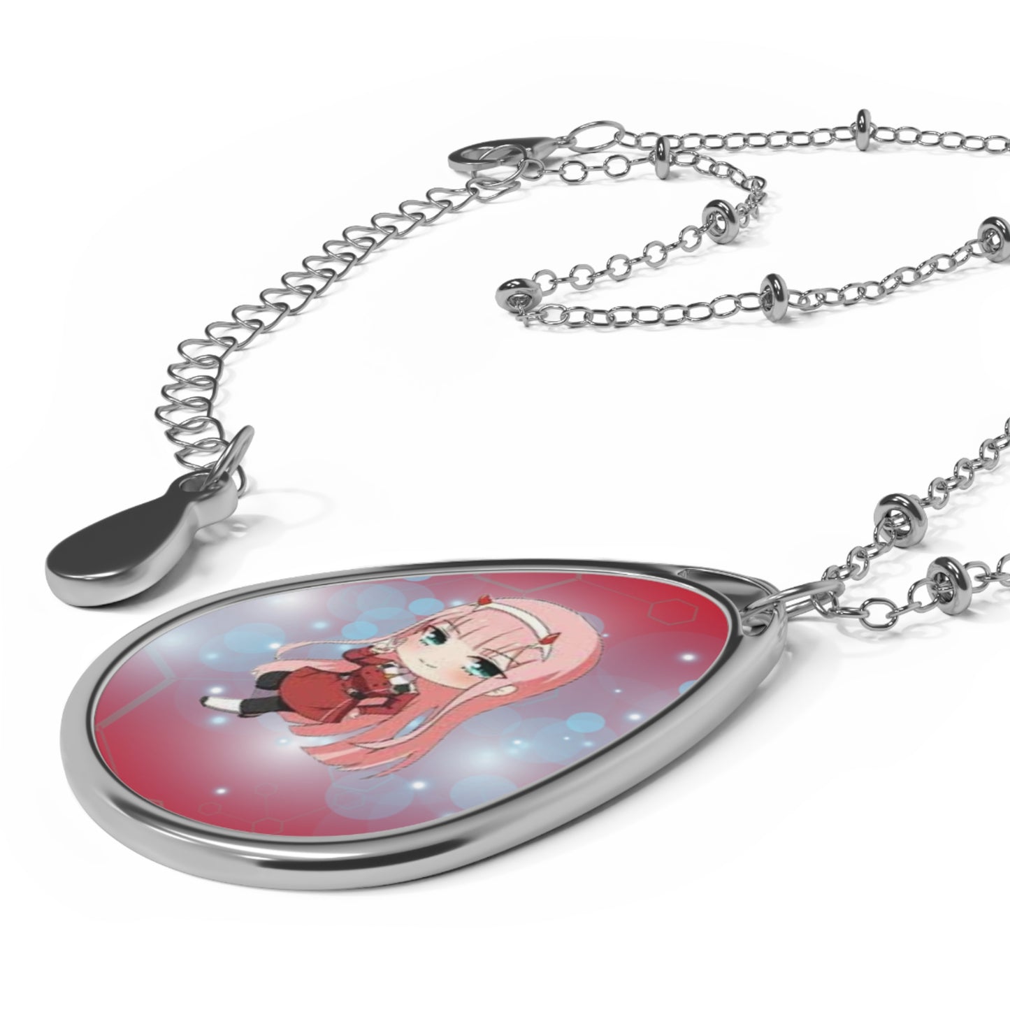 Zero Two Oval Necklace