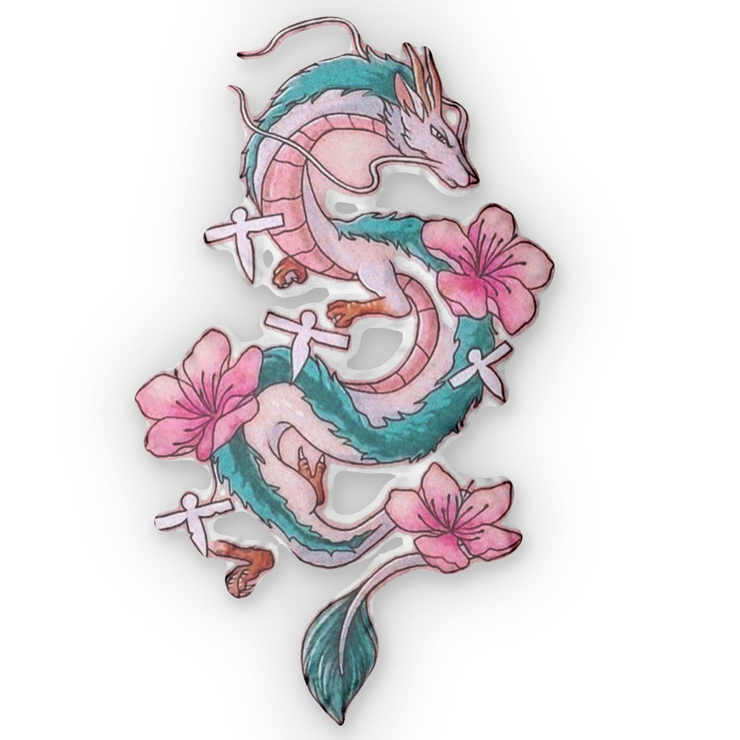 Haku Dragon Pillow